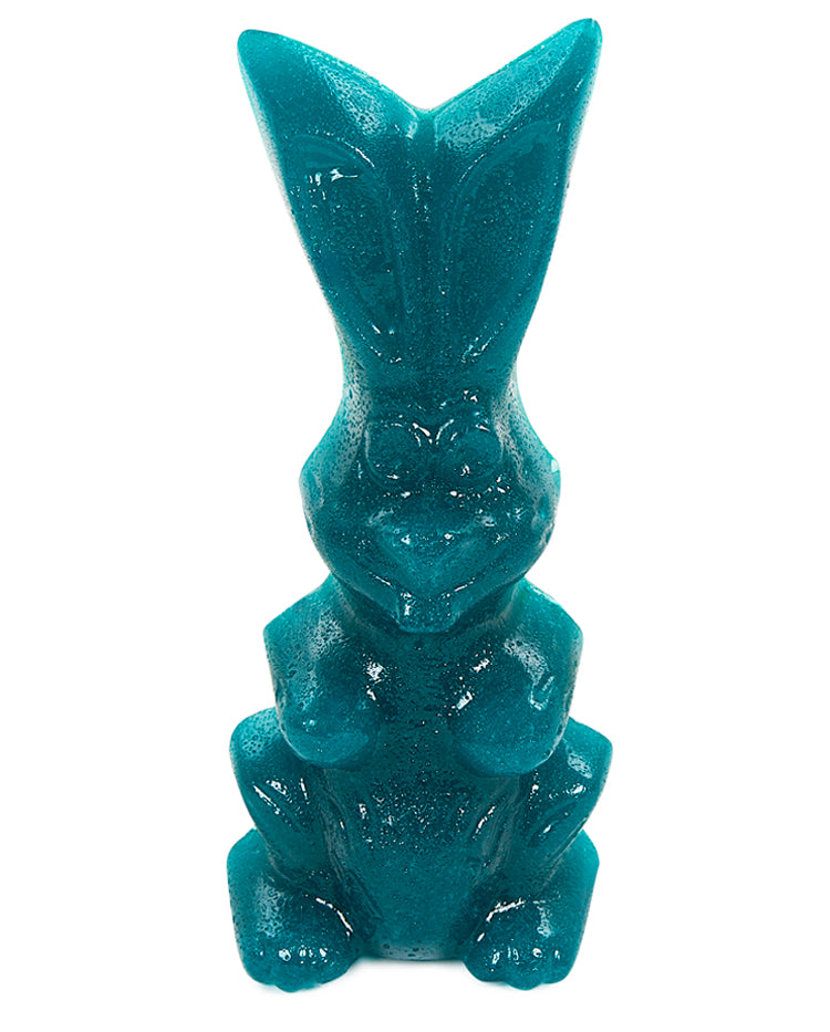 Giant Blue Raspberry Gummy Bunny