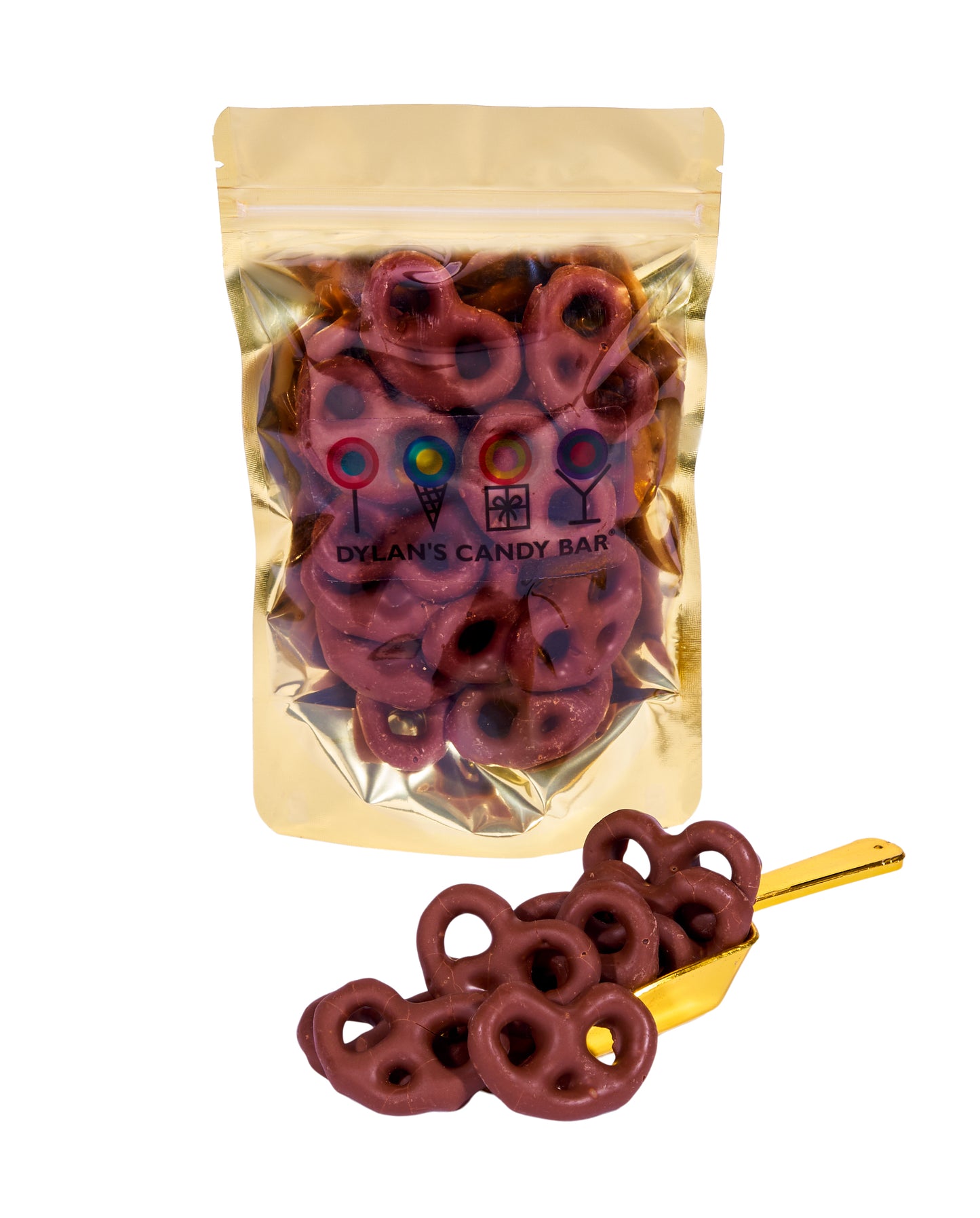 Mini Milk Chocolate-Covered Pretzels Bulk Bag