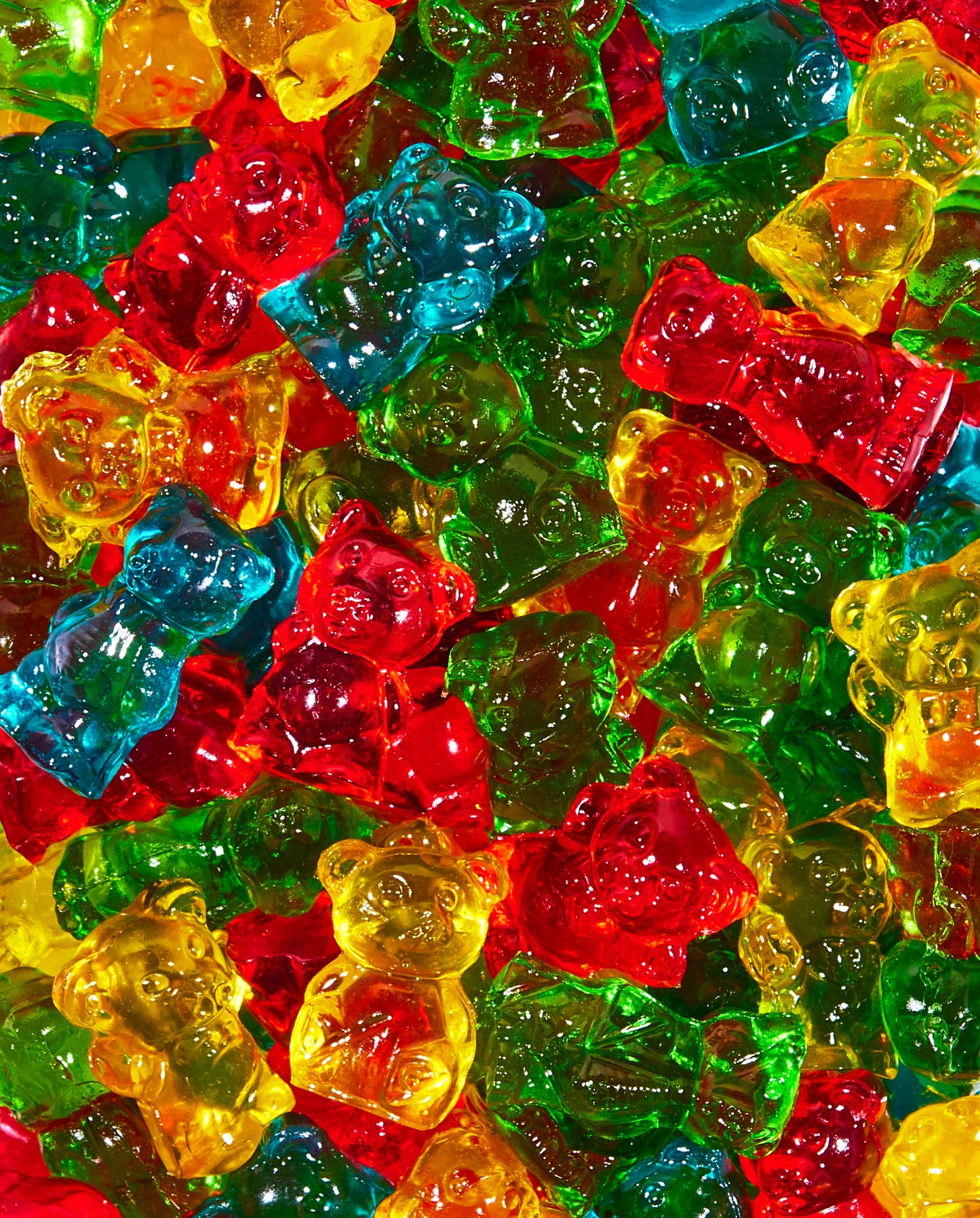 3D Fruity Gummy Chubby Bears Bulk Bag