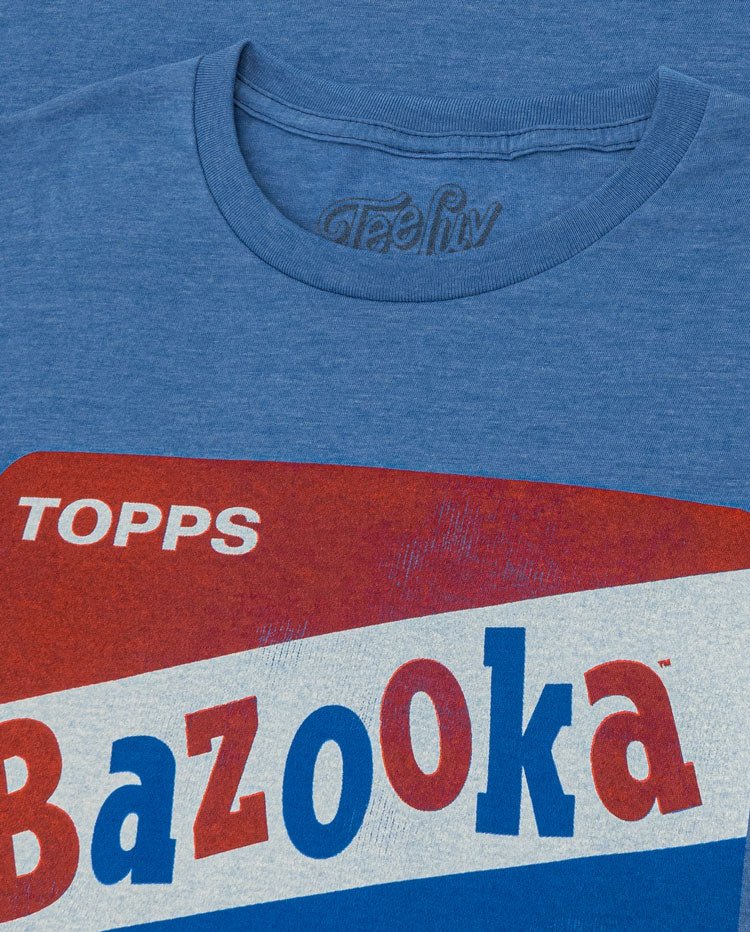 Bazooka® Original Bubble Gum Blue Retro T-Shirt