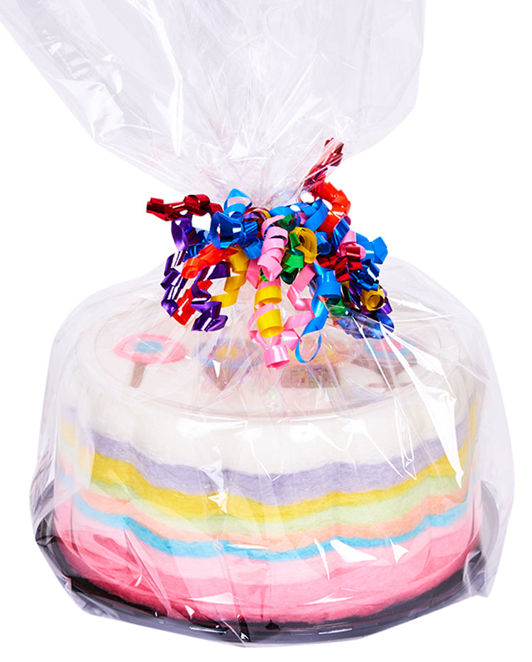 Large Rainbow Cotton Candy Cake