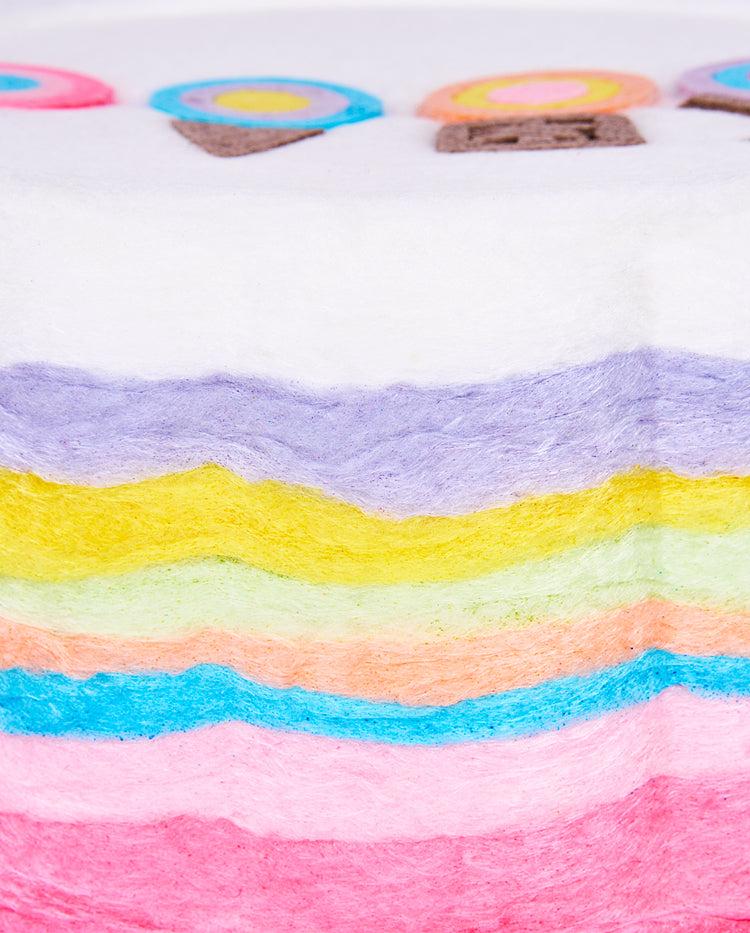 Small Rainbow Cotton Candy Cake